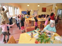 Kindergarten 3. Gruppe im Neufelder Pflegeheim, 28.02.2013