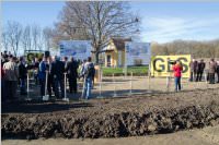 Spatenstich Leitharegulierung Neufeld-Ebenfurth-Landegg, 12.11.2015