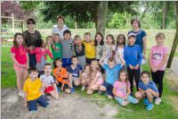 VS Neufeld: Lesepicknick der 1A am Leithaspielplatz, 14.06.2016