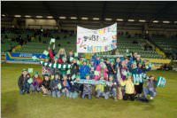 Volkssch�ler beim Match Mattersburg vs. FAC, 20.03.2015