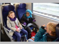 VS 3. Klassen bei Stra�enbahn und Christkindlmarkt, 19.11.2013