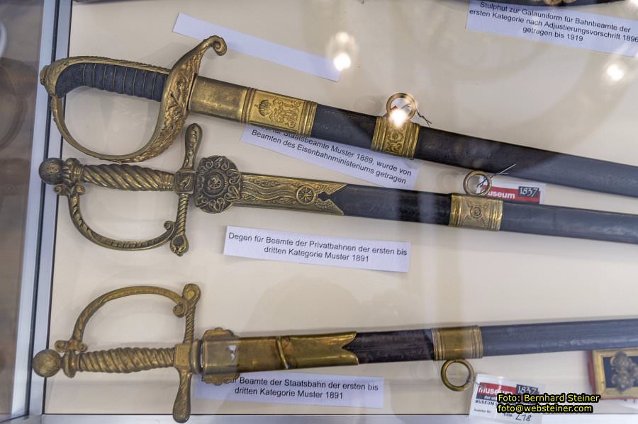 Eisenbahnmuseum Arbeiterwartesaal in Deutsch-Wagram, Juli 2024