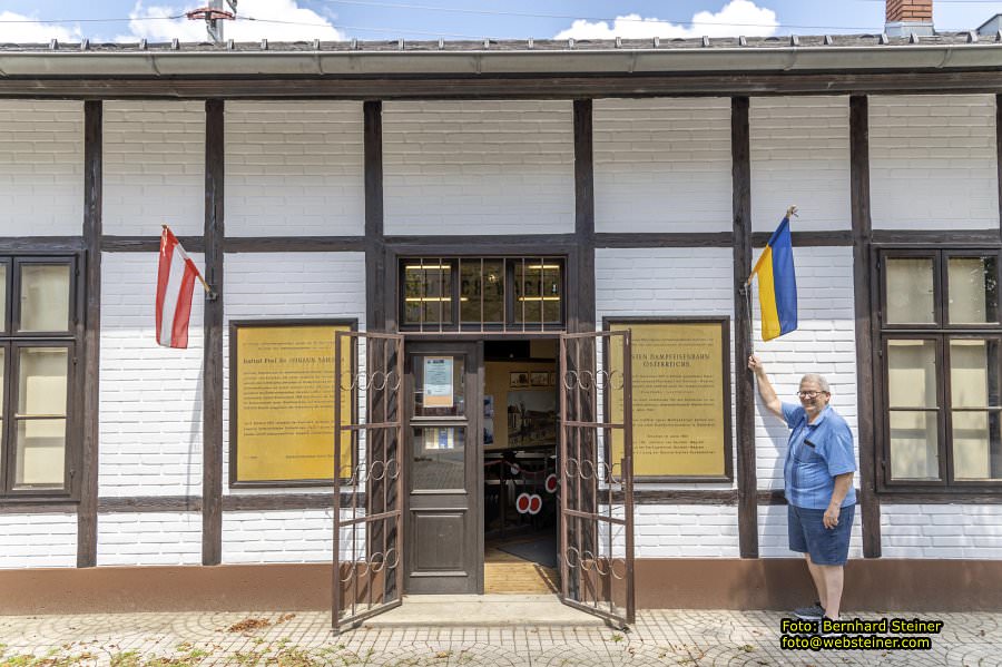 Eisenbahnmuseum Arbeiterwartesaal in Deutsch-Wagram, Juli 2024