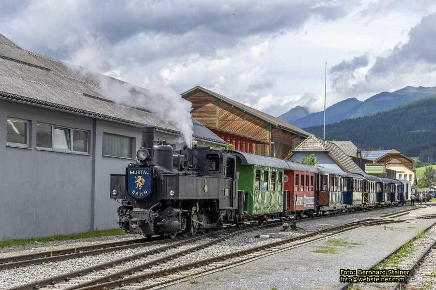 Murtalbahn Dampfzug, Juli 2024