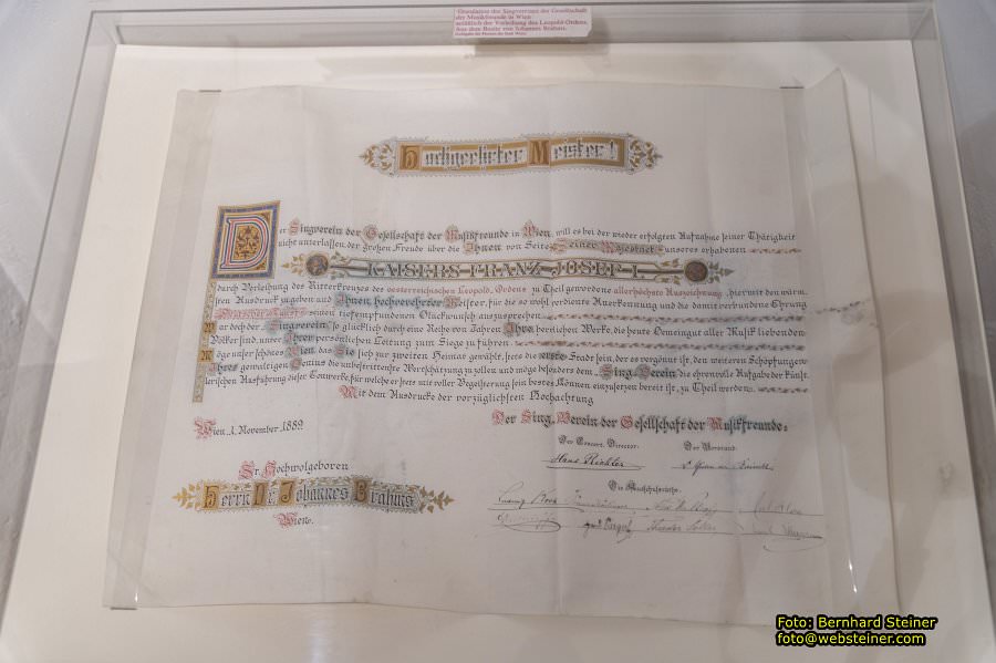 Brahms-Museum M�rzzuschlag, Juli 2024