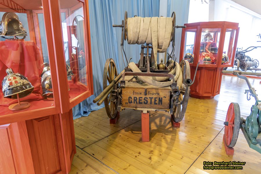 Erlauftaler Feuerwehrmuseum in Purgstall an der Erlauf, Juni 2023