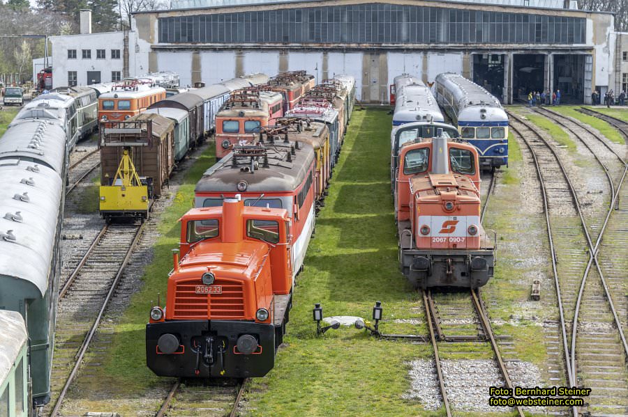 Eisenbahnmuseum Strasshof - Das Heizhaus, April 2023